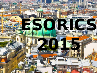 ESORICS 2015 | 21-25 September 2015