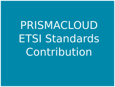 PRISMACLOUD Contribution to ETSI Standards